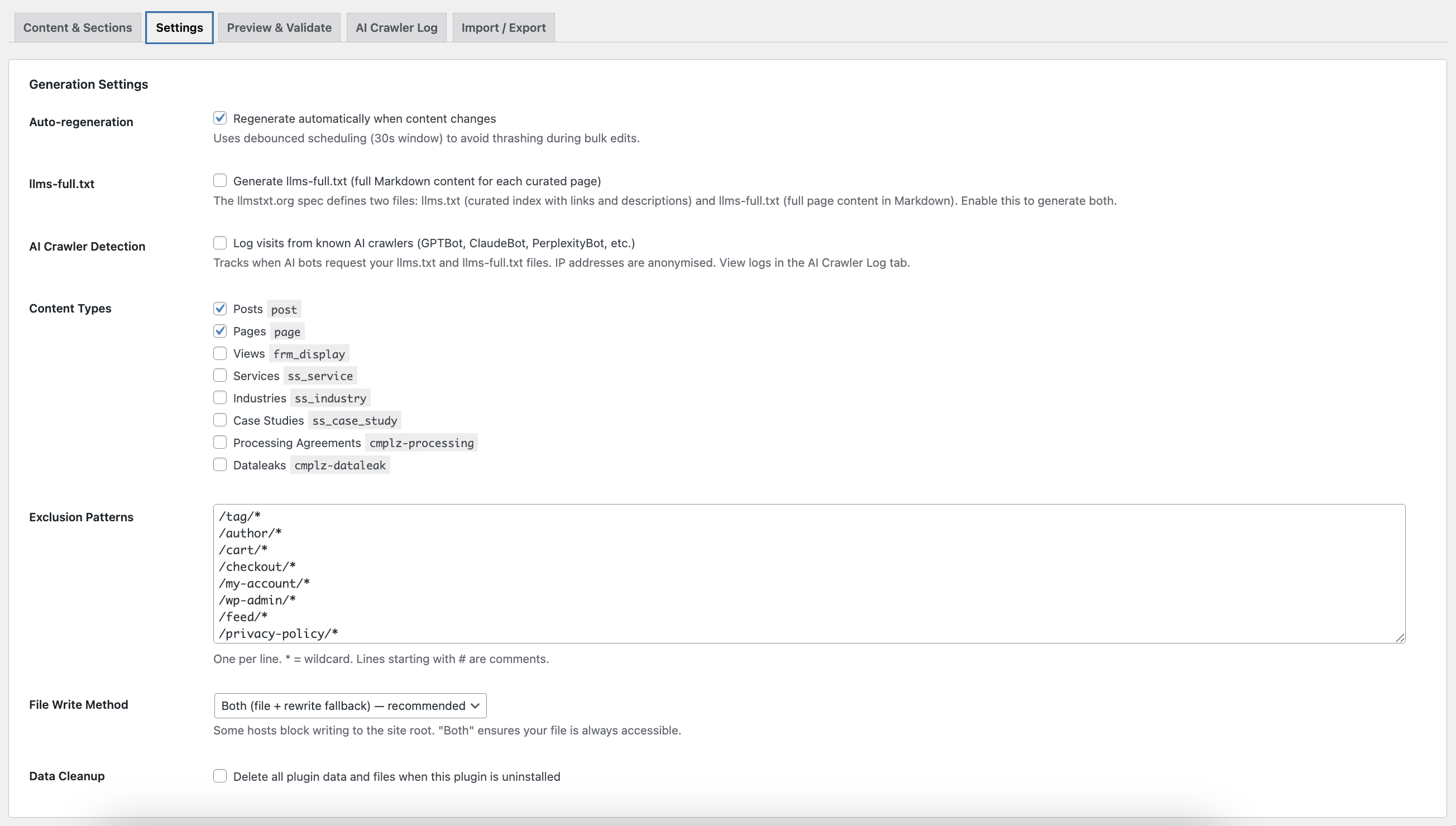 Description Suggestions -- one-click gap-filling with filled/review summary