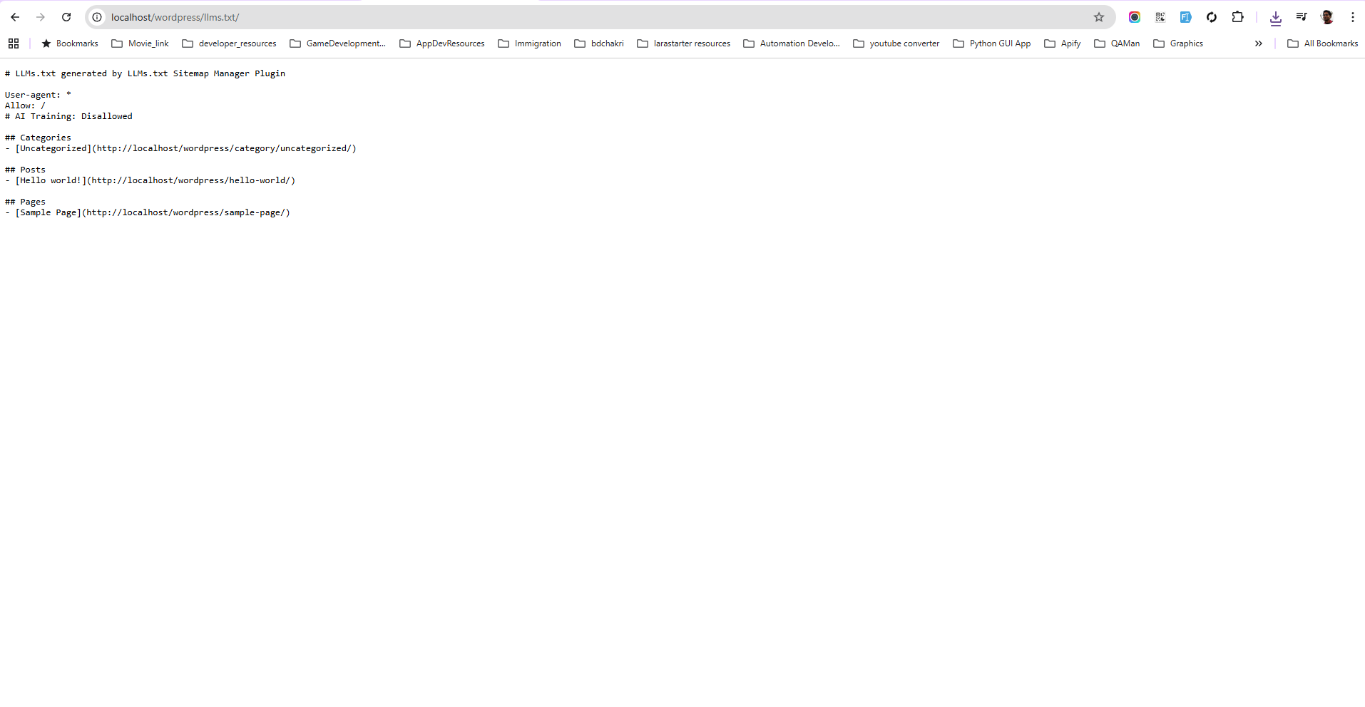Settings page for post type selection and update frequency