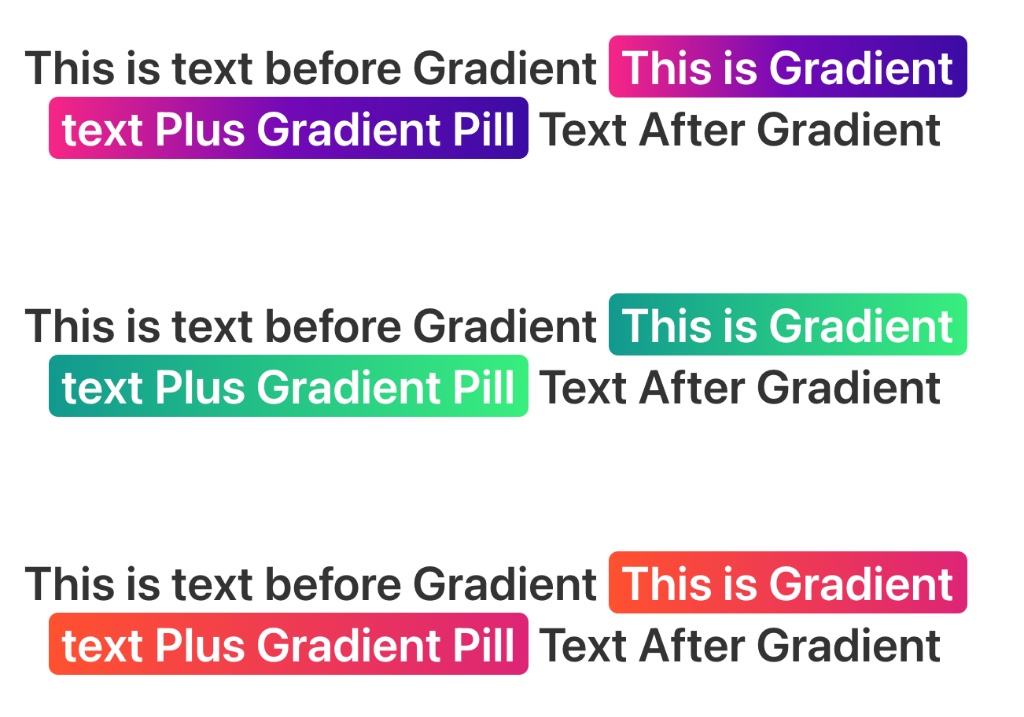 Gradient Pill and Highlight effects — apply gradient pill, underline, marker, and glow effects to specific words