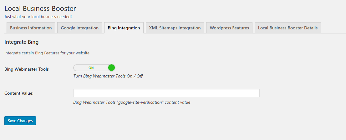 Bing Integration