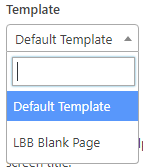 Blank Page Template