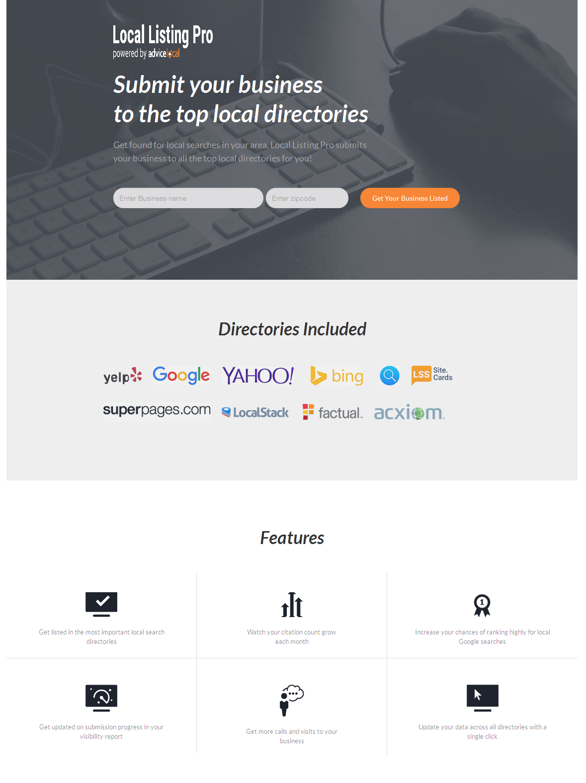 Local Listing Pro Search Already Listed Business