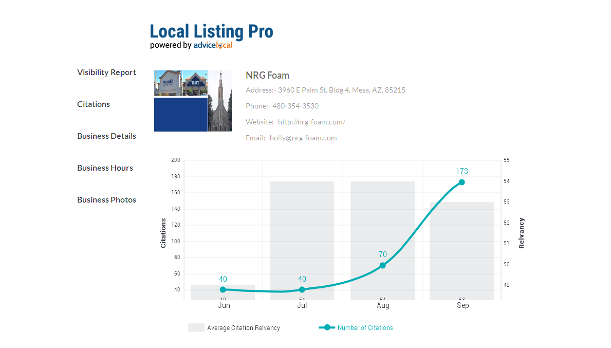 Local Listing Pro Citation Report