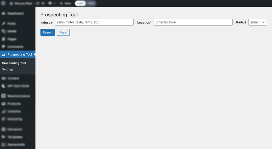 Tool Dashboard
