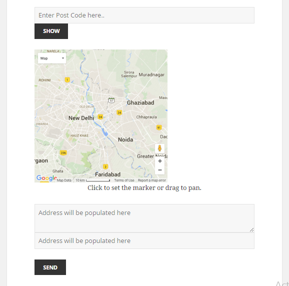 Output on front-end on contact form 7.
