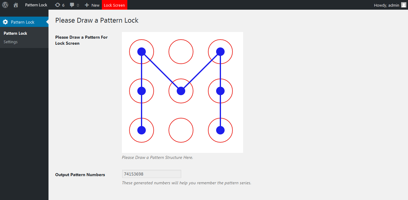 Set pattern according to your choice