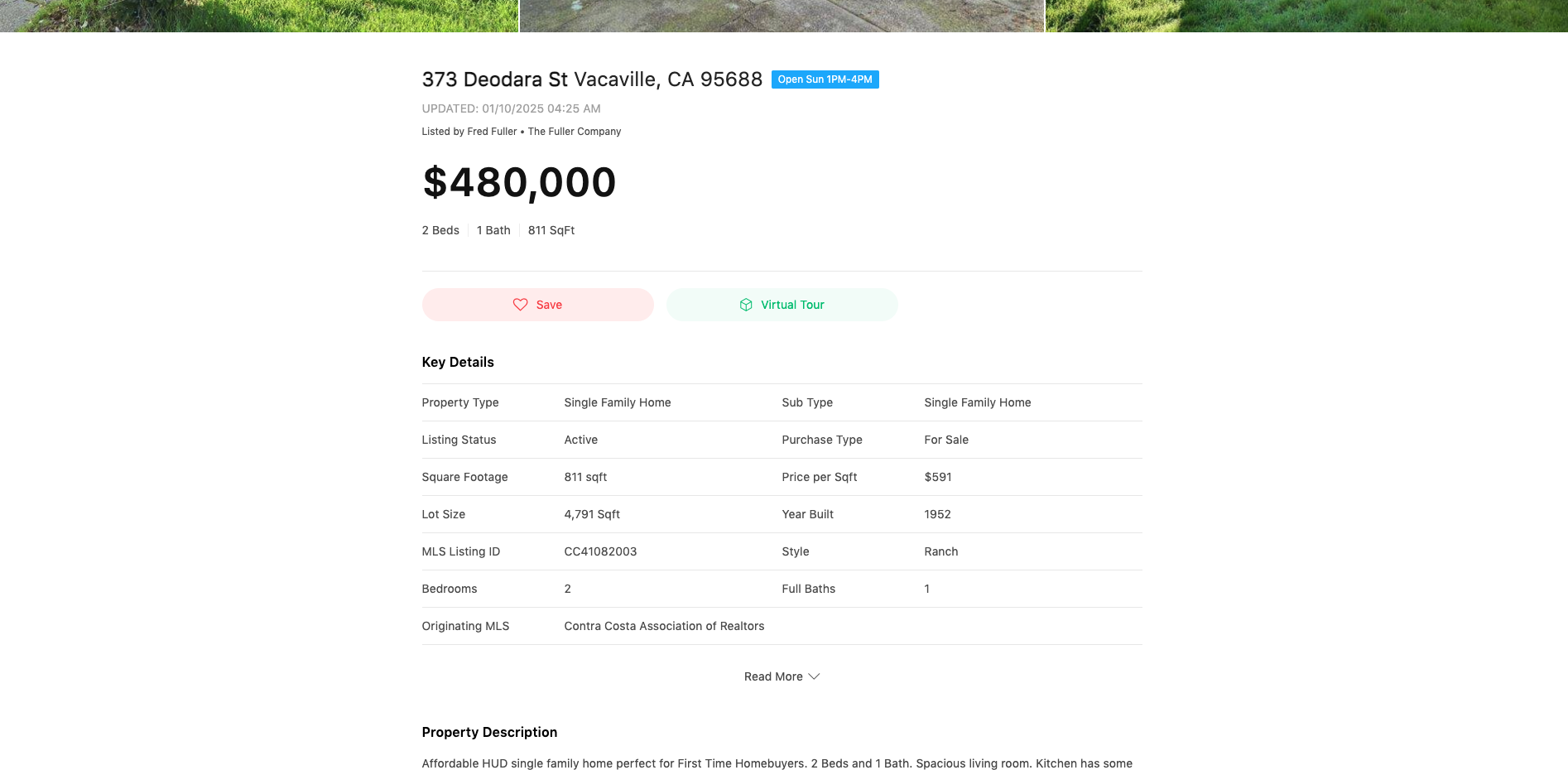 **Listing Detail** - Access comprehensive MLS information and display it clearly.