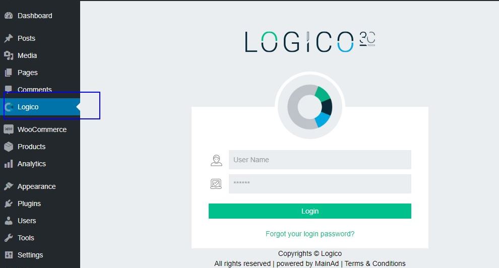 Logico Dashboard