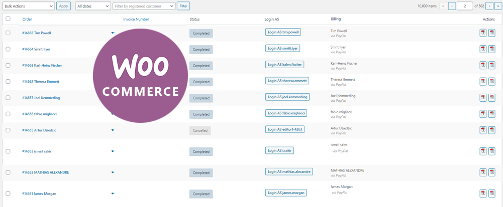 WooCommerce Page