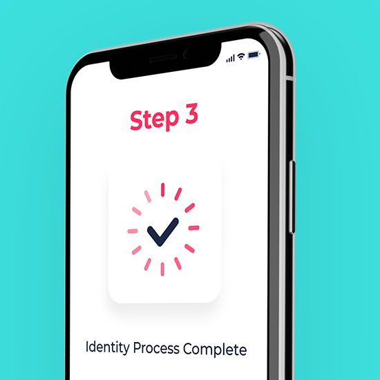 Step 3: The identity process is now complete and your user is authenticated