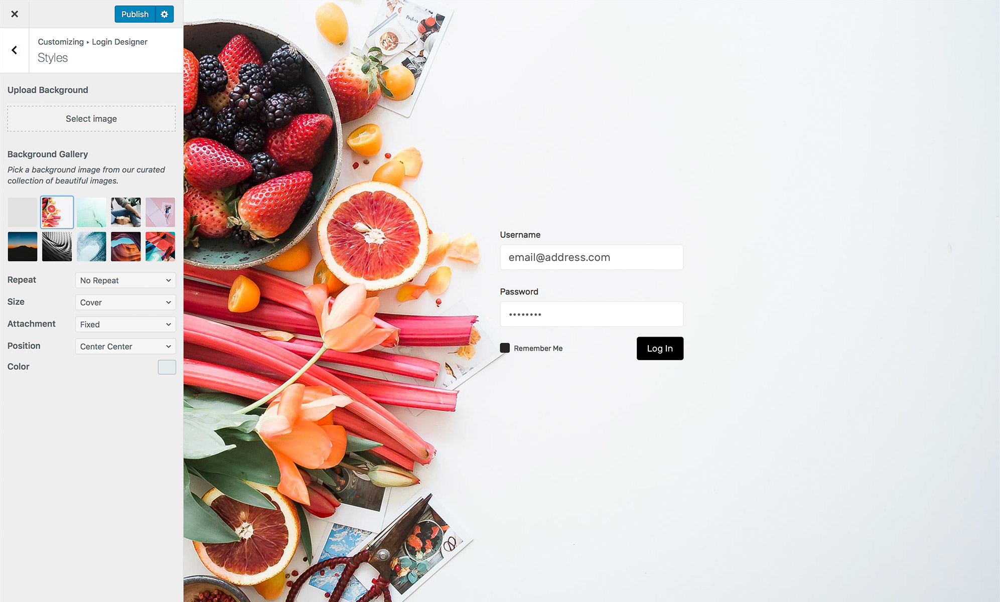 Templates: Easily swap templates any time