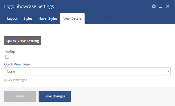 View Detail Tab