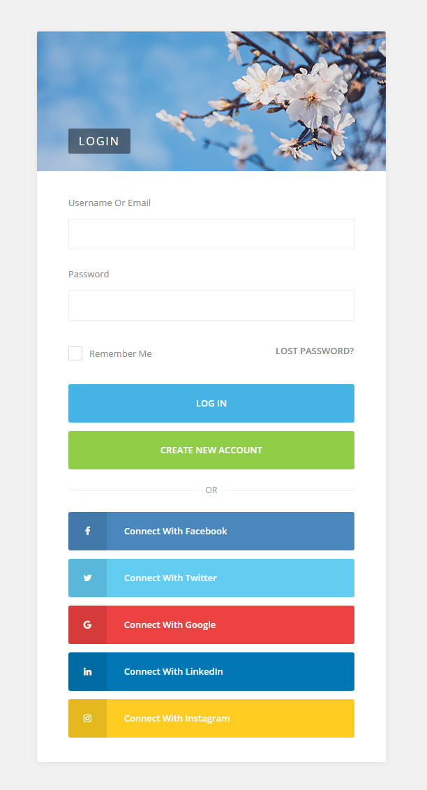 Logy - Login Form