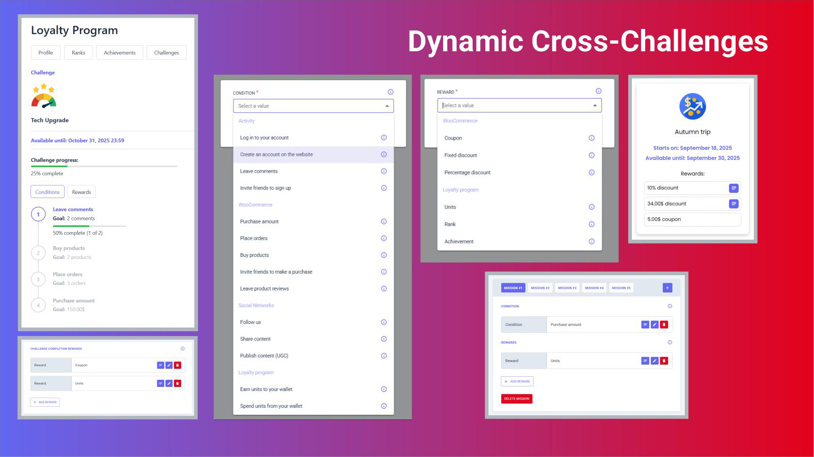 Dynamic cross-challenges