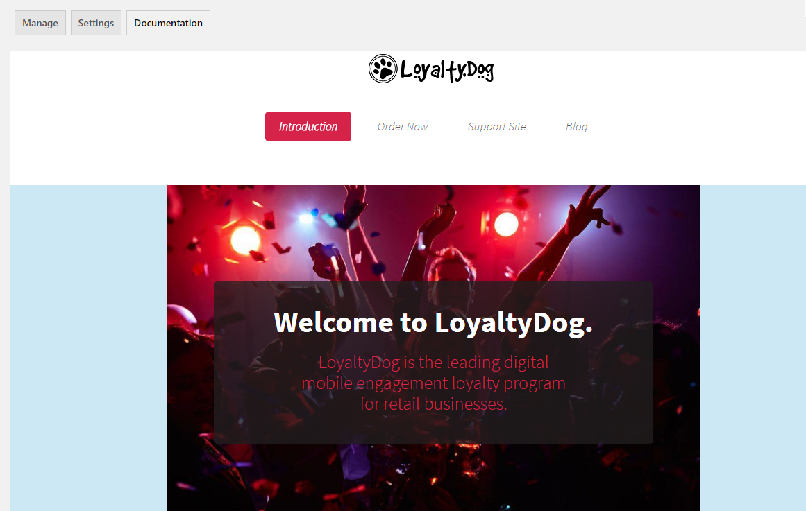 LoyaltyDog documentation