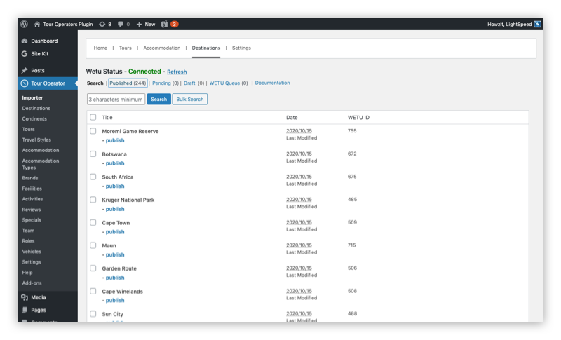 **Itinerary Blocks:** Display your itineraries in beautiful, Gutenberg-compatible layouts.