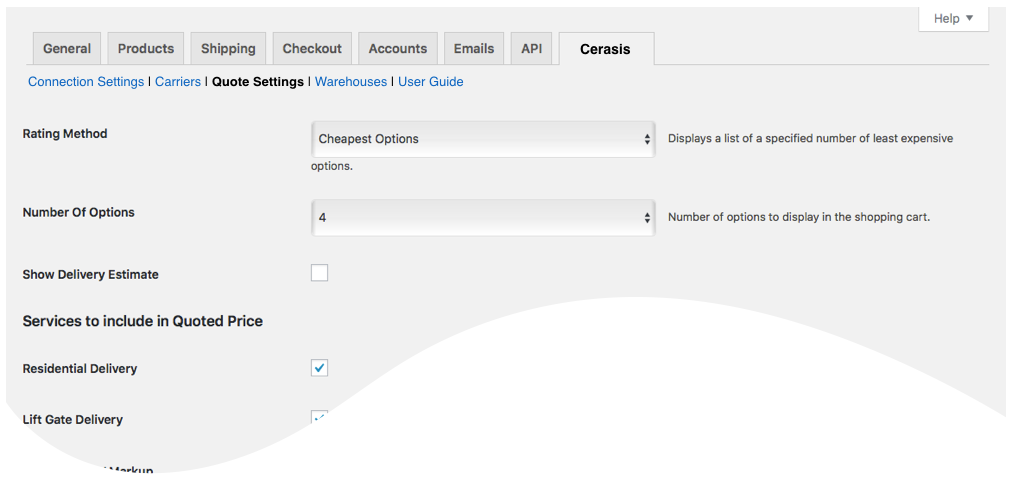 Carrier inclusion page
