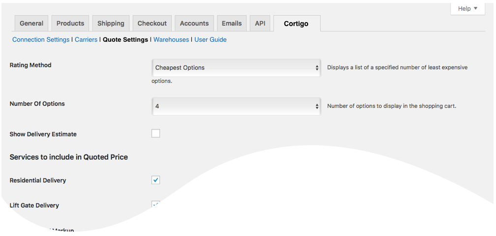 Carrier inclusion page