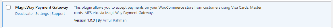 Install the plugin.