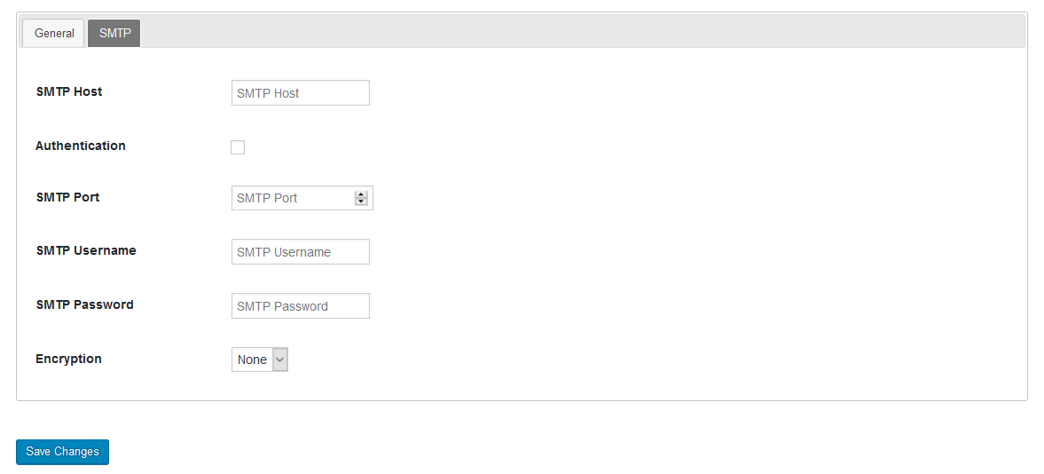 SMTP Setup