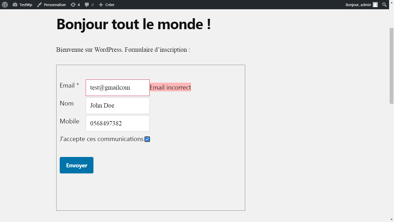 Retrouvez les inscriptions et envoyez leurs des campagnes marketing