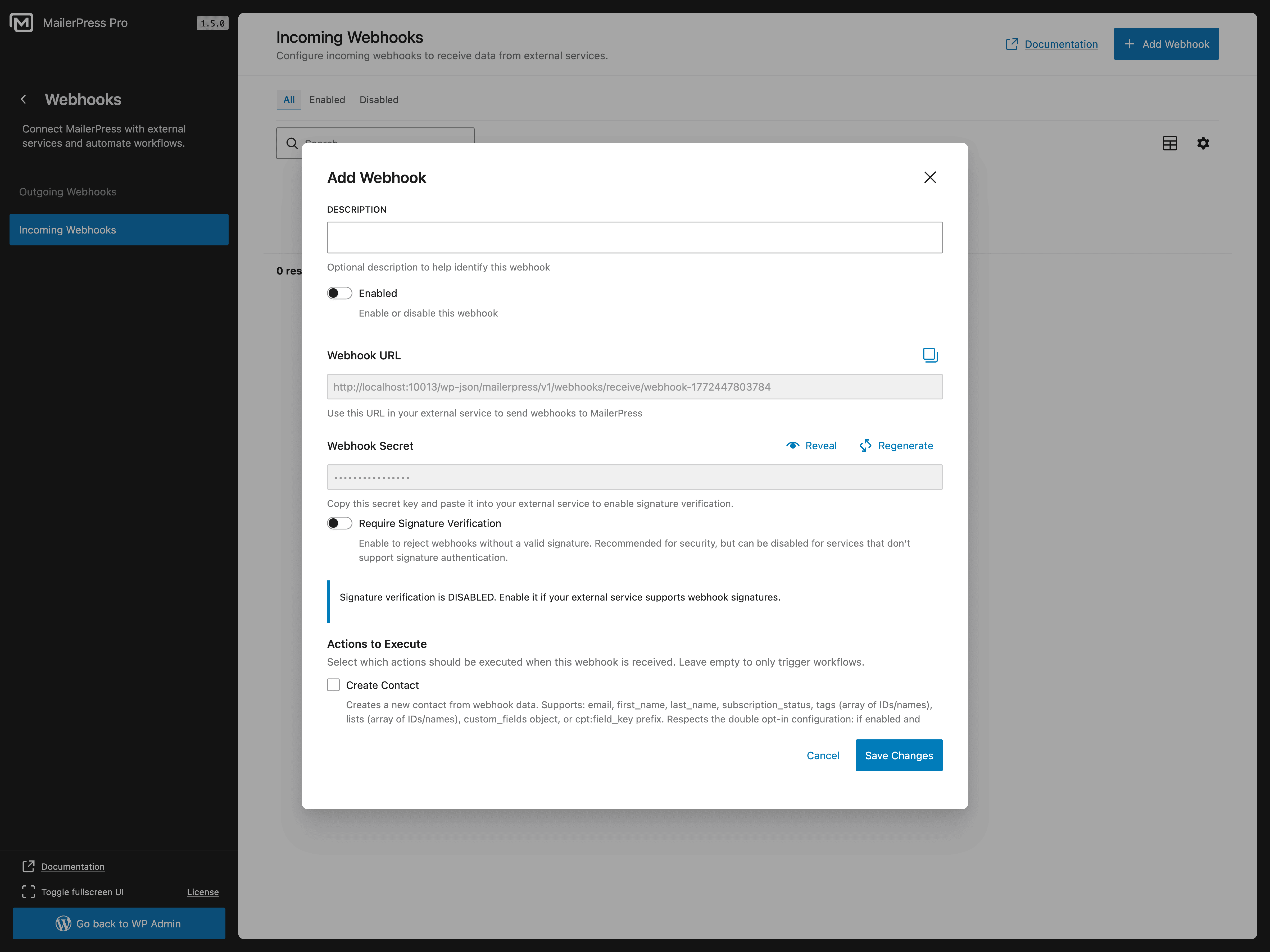 Wizard assistant to quickly get started with MailerPress