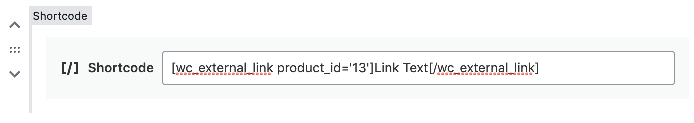 Shows Block builder usage example