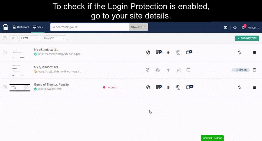 MalCare offers Login Page Protection which limits the number of failed login attempts made by hackers and bots via Captcha protection.