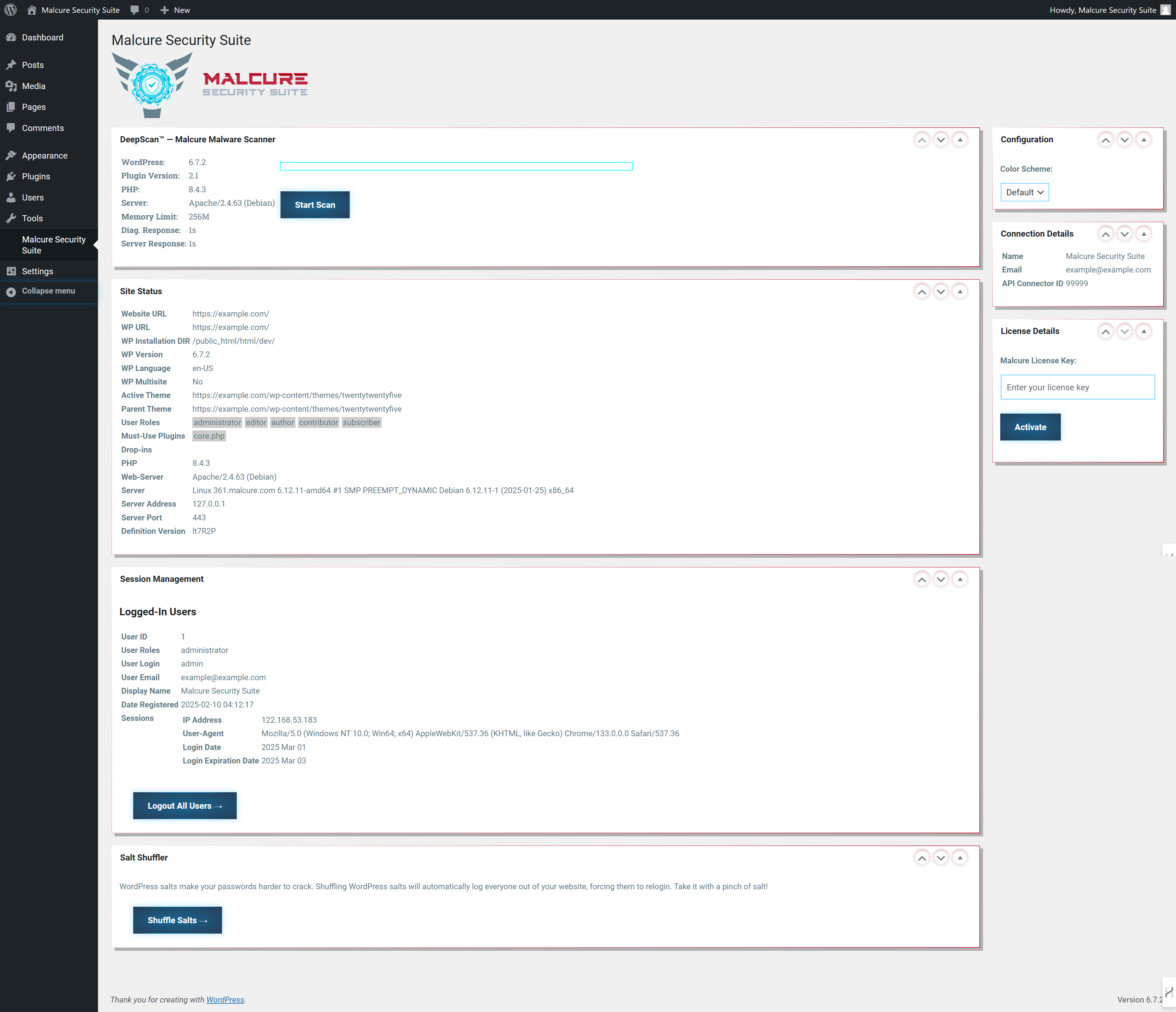 Light & dark UI: The same streamlined dashboard in light mode—readable, consistent, and accessible across themes.