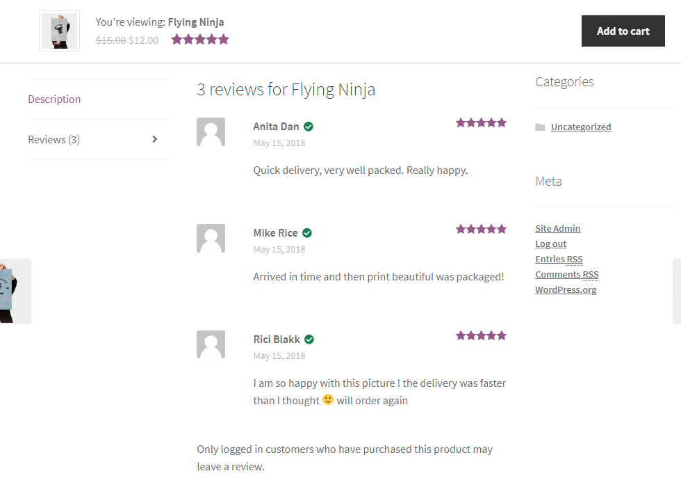 There is no difference between the reviews you added manually and the ones left by your customers.