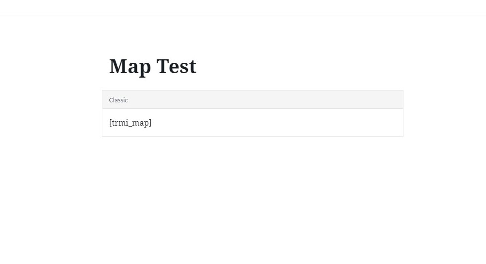 A simple shortcode will embed a Google map on a page and show the points within the search area related to any posts or media provided with coordinates.