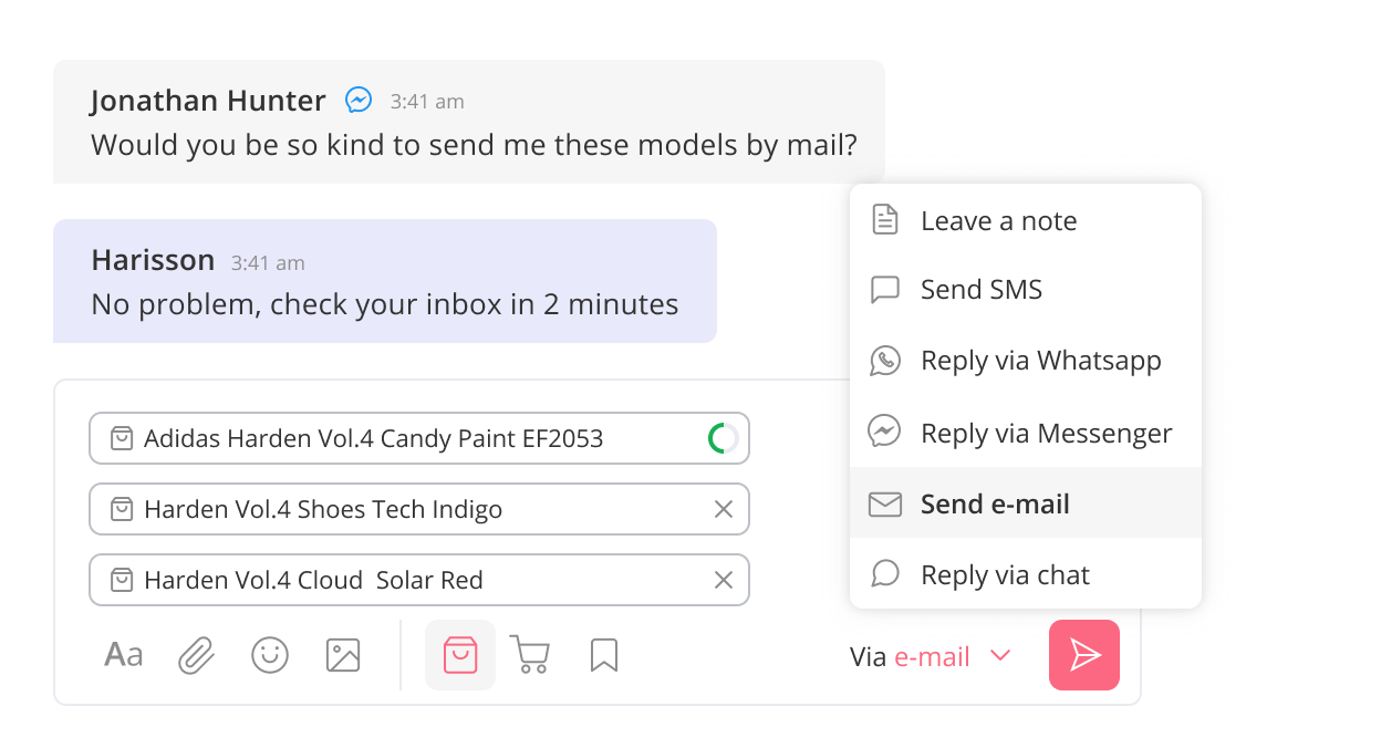 Omnichannel outreach.
