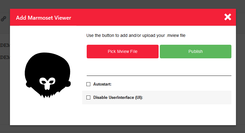 Upload/Add your .mview file