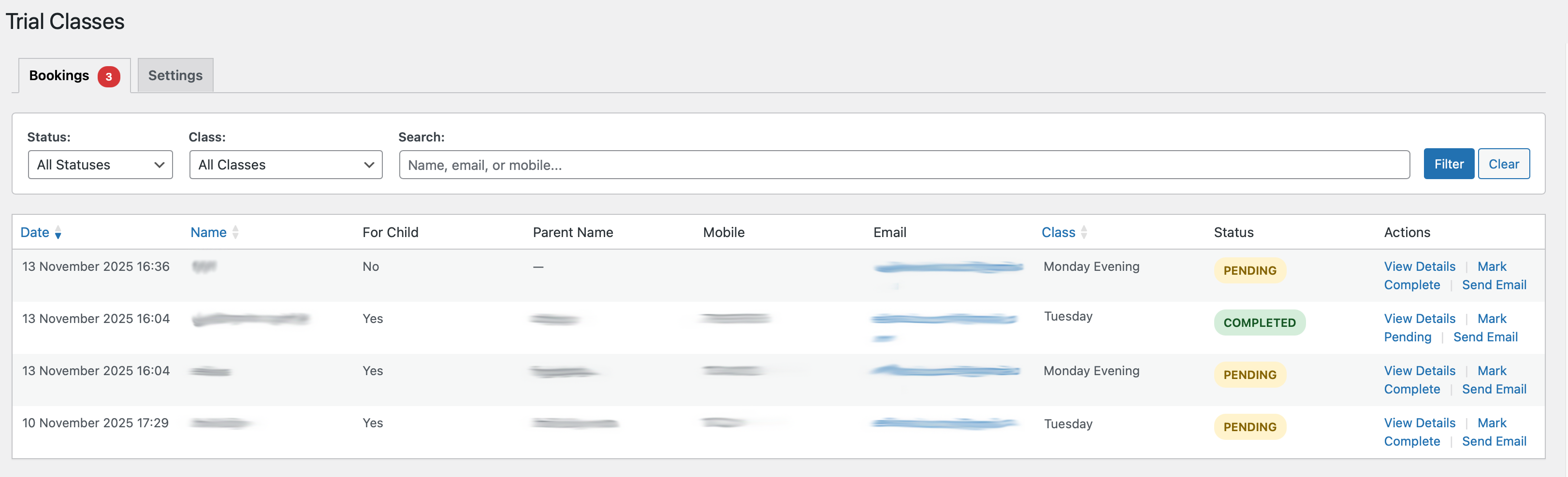 Bulk Email System - Send emails to filtered member groups