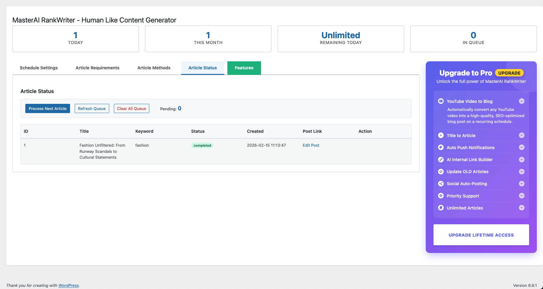 The Content Gap Analyzer.