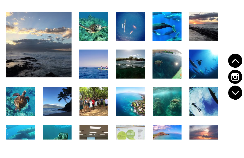 Display your Instagram photos in multiple columns, with or without a scrollbar