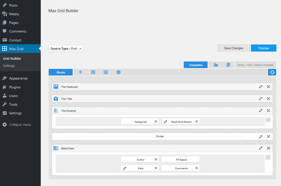 Max Grid Builder