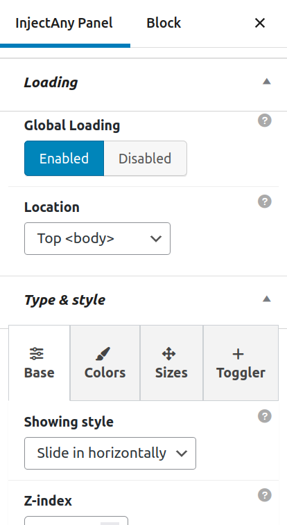 The simple interface leads you to complete the purpose of the panel and it’s location