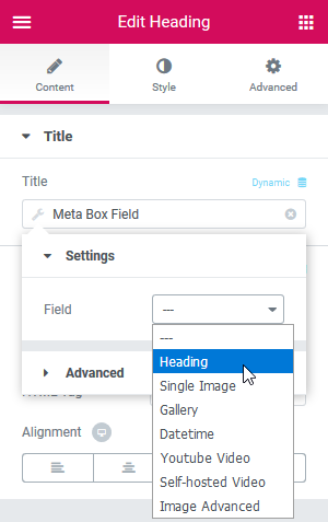 Connect to a Meta Box Field
