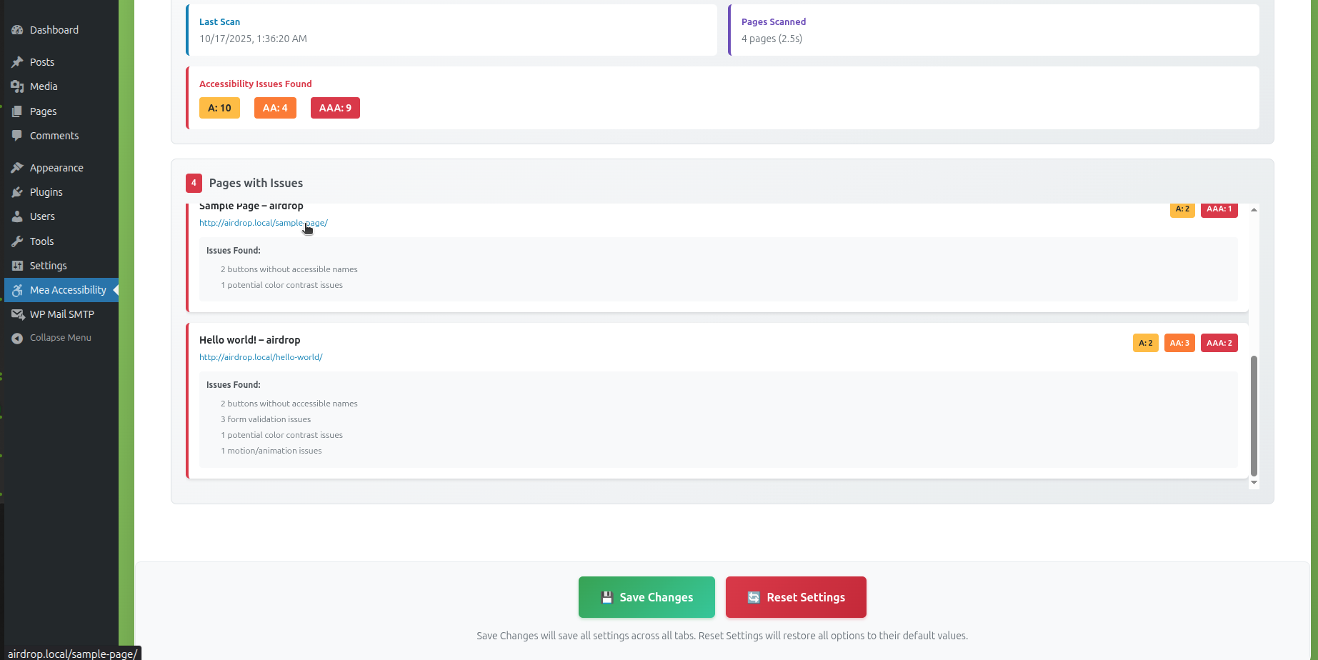 [screenshot-6.png] Positionable by User: Enabling this option allows users to freely move the accessibility plugin around the page on desktop devices.