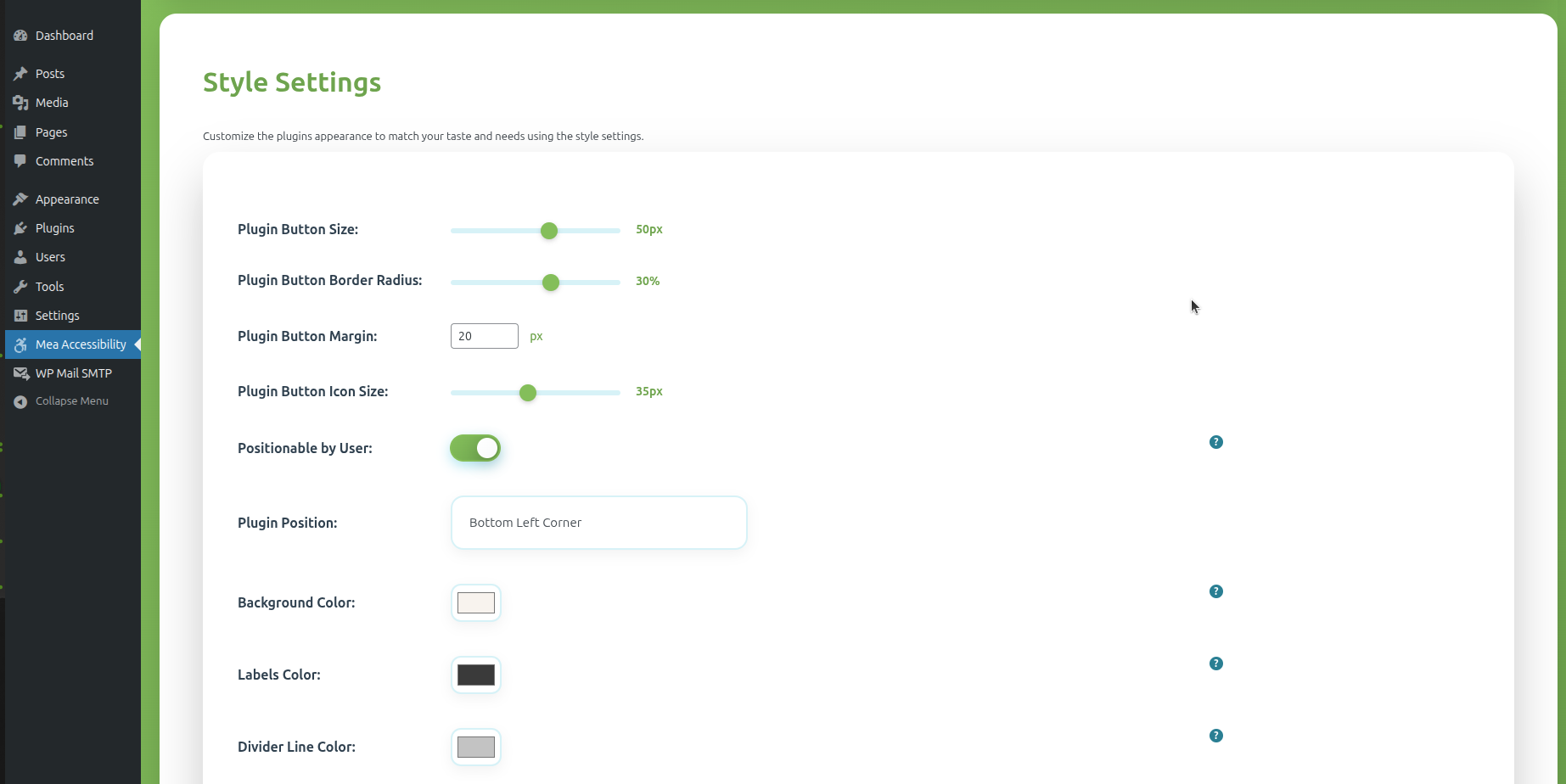 [screenshot-8.png] You can custom all colors and styles.