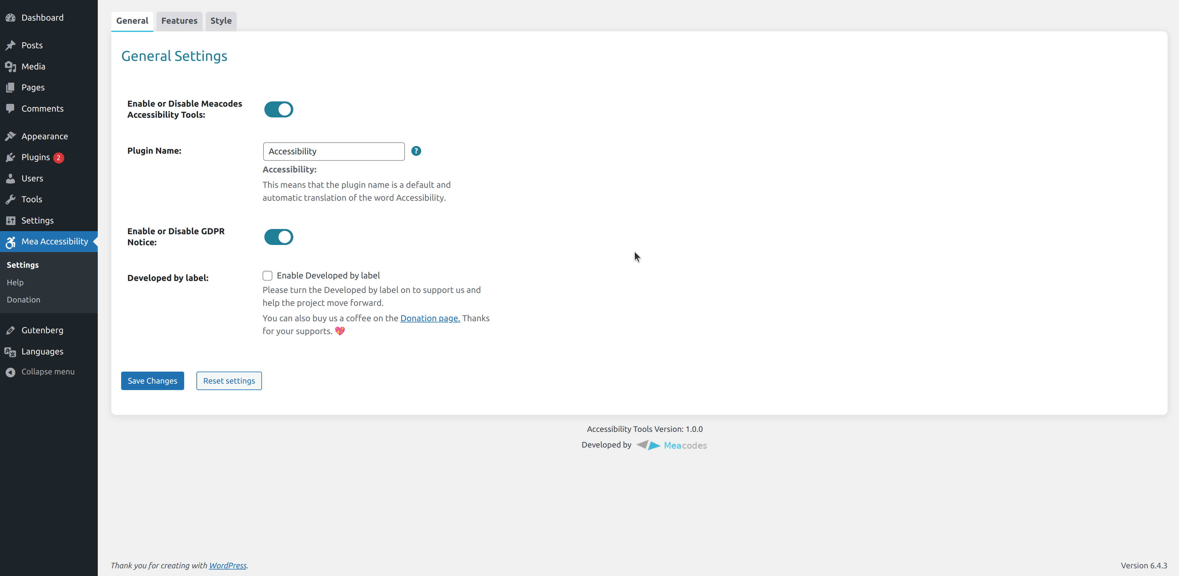 [screenshot-12.png] Customize the plugins appearance to match your taste and needs using the style settings.