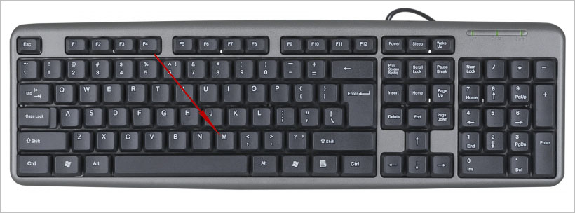 Press the "M" key on your keyboard to enable and disable the measurement mode.