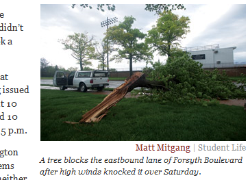 Media credit is nicely displayed underneath photos appearing on your blog