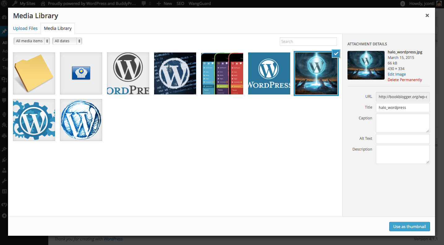 **Adding Featured Image** - Adding Featured image to a post.