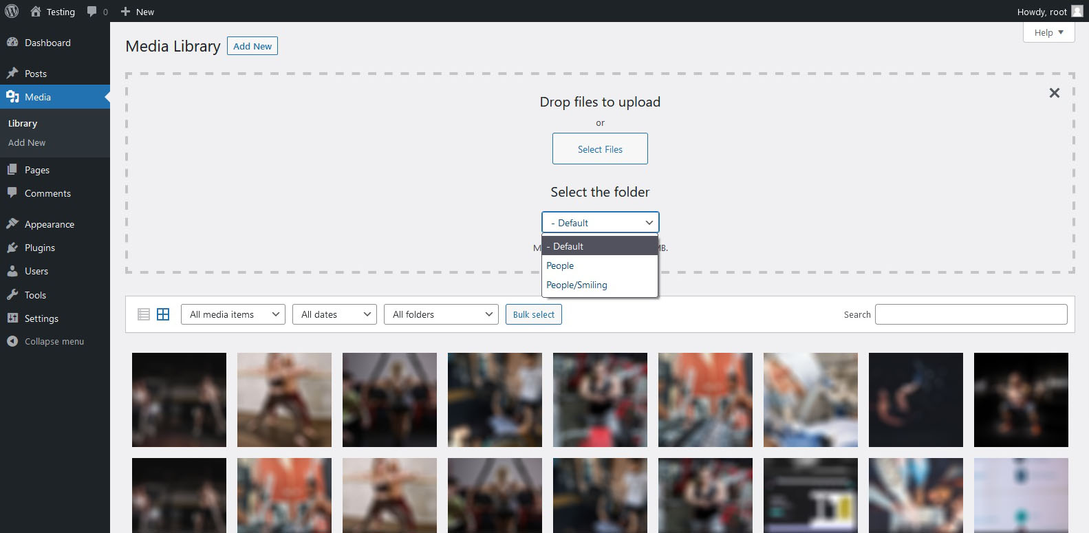 Media Folders Lite - Upload