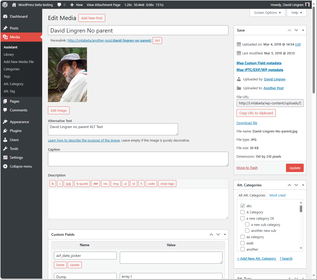 The Settings page Documentation tab, a complete reference to MLA shortcodes and features.