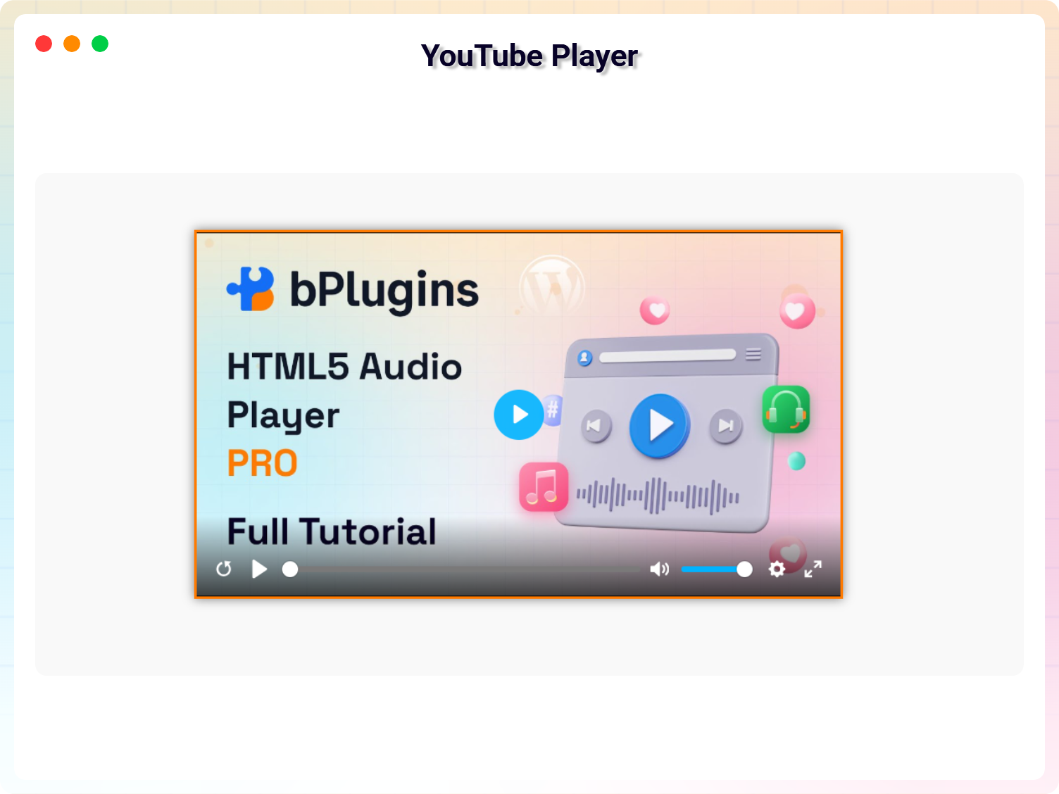 YouTube Player