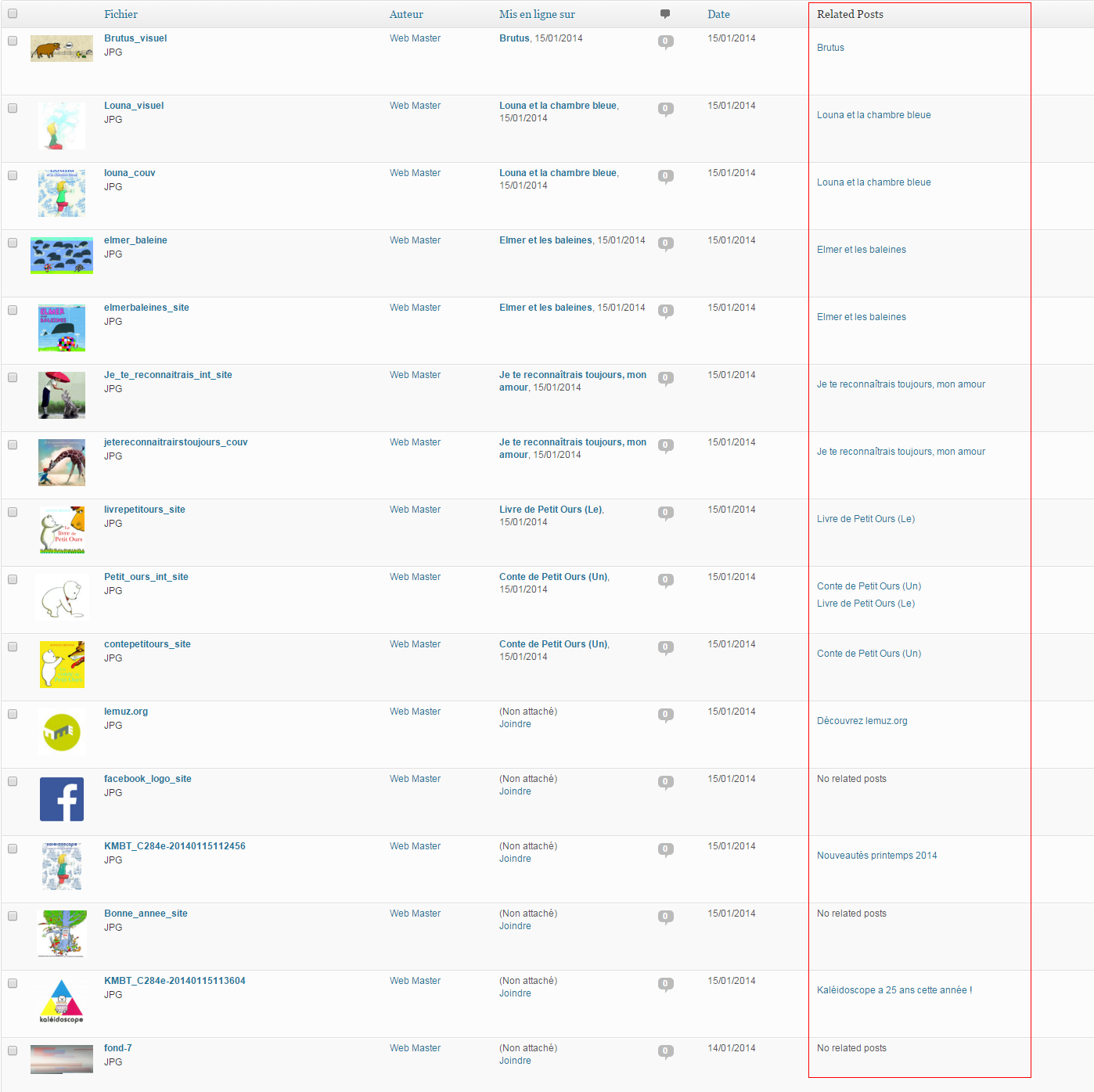Related Posts are printing in list mode