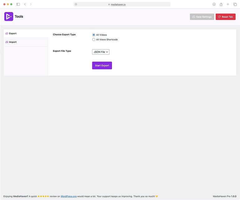 YouTube Video Carousel.